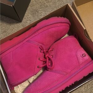 UGG Fuchsia Ankle Boots